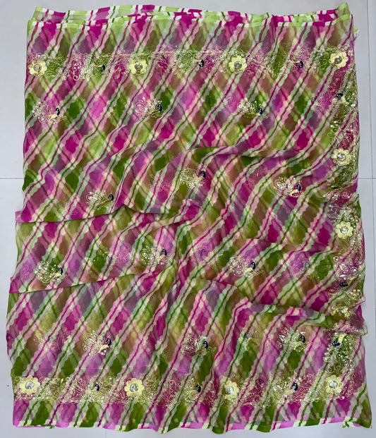 Leriya with Mor work