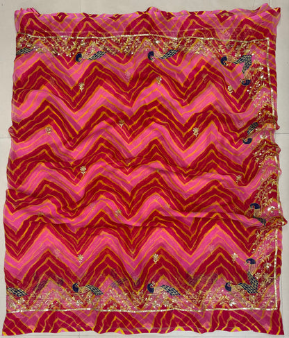 Zik zek Leriya with Mor work