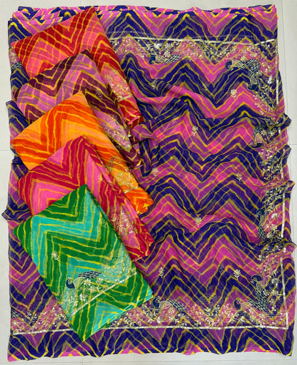 Zik zek Leriya with Mor work