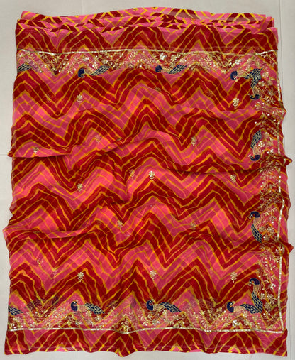 Zik zek Leriya with Mor work