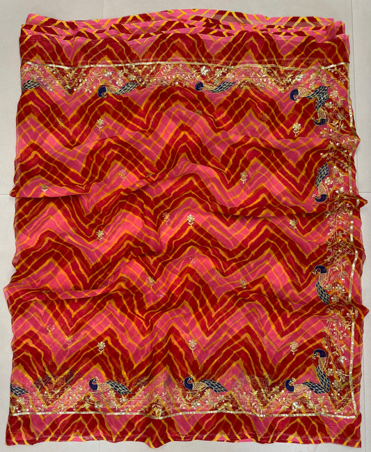 Zik zek Leriya with Mor work