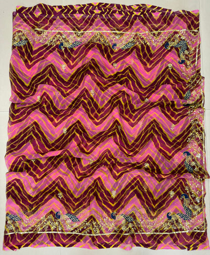 Zik zek Leriya with Mor work